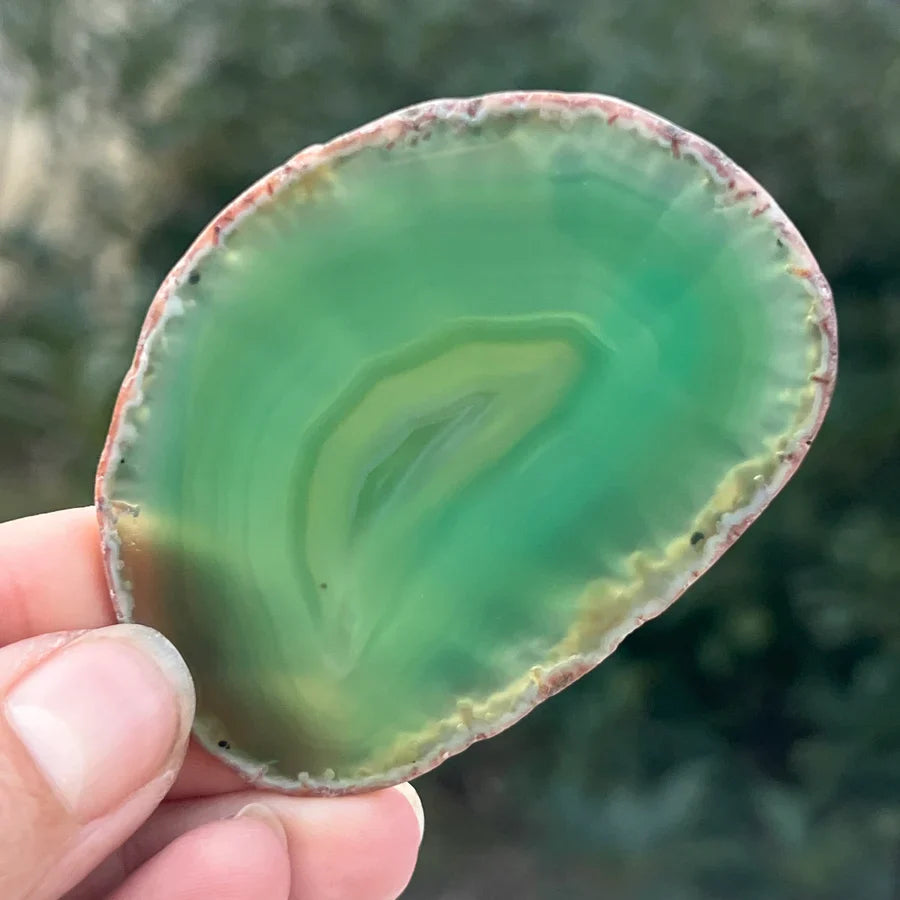felie agat verde 