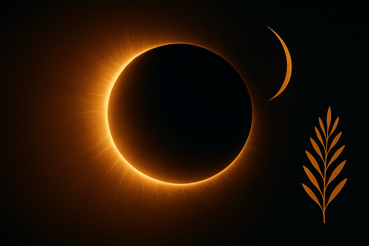 Eclipsă de Soare și Lună Nouă în Fecioară 21 septembrie 2025 – simbol al ordinii, vindecării și unui nou început cosmic