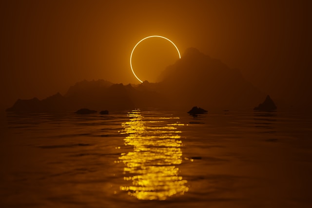 Solar eclipse during New Moon in Aquarius on 17 February 2026